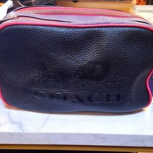 Used Coach multi-colored/pocket crossbody camera bag